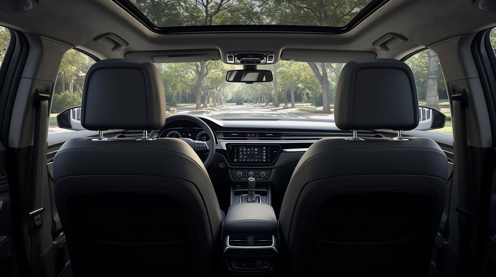 Škoda Kodiaq enterijer i instrument tabla Rent a Car Condor Zrenjanin